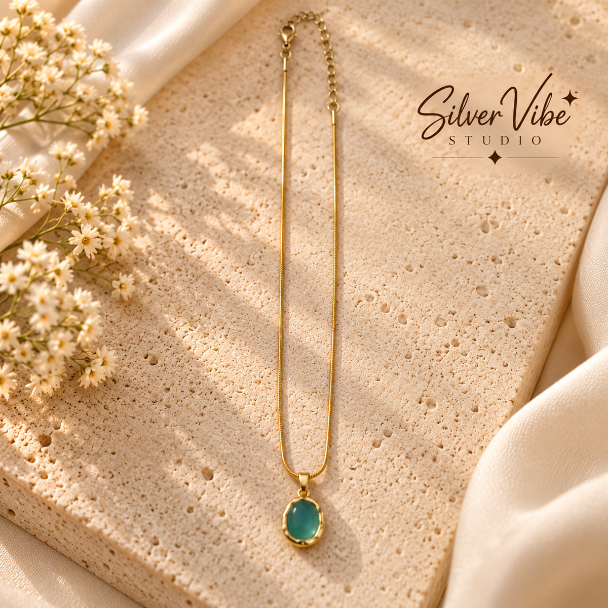 Gem stone necklace