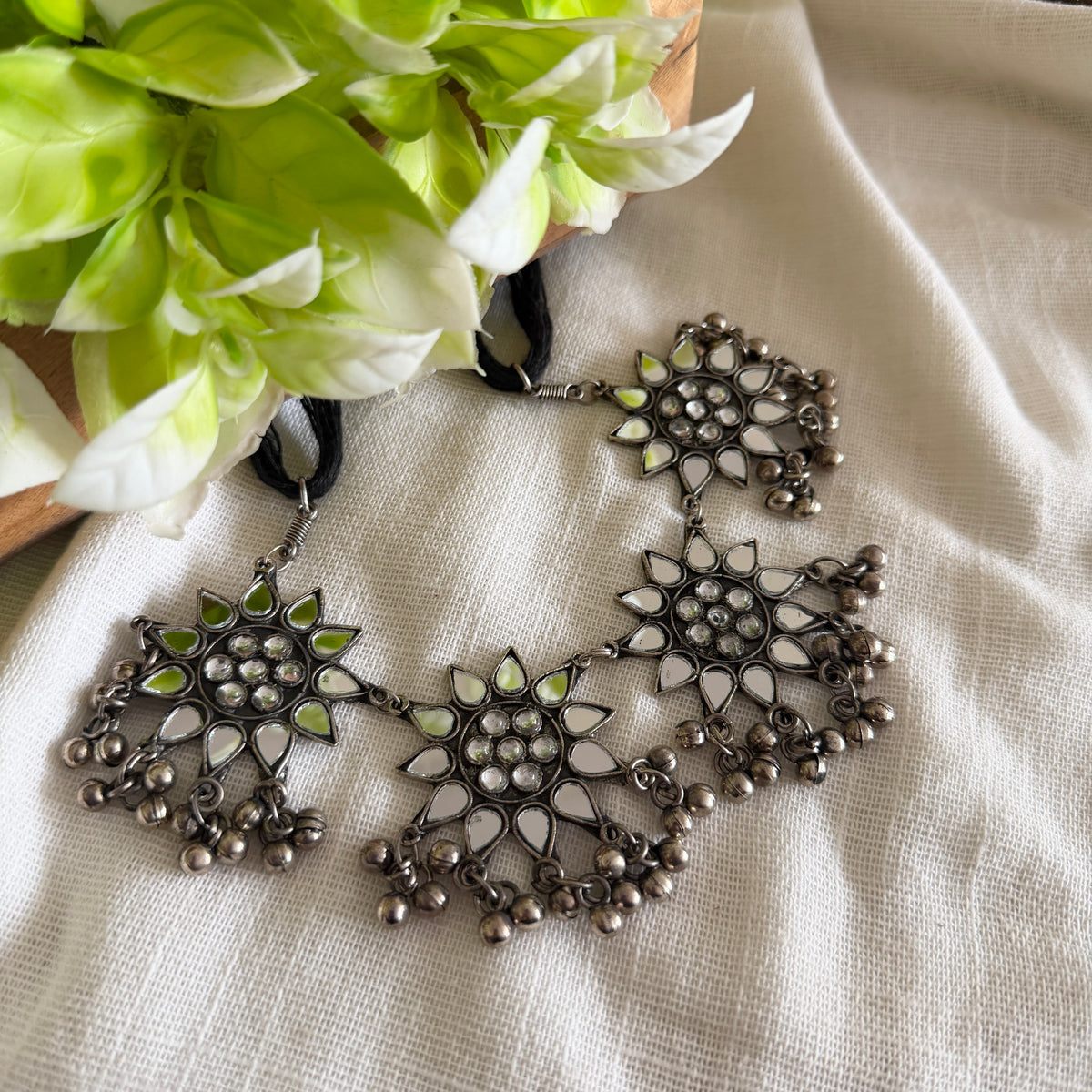 Mirror necklace bohemian TSV1012